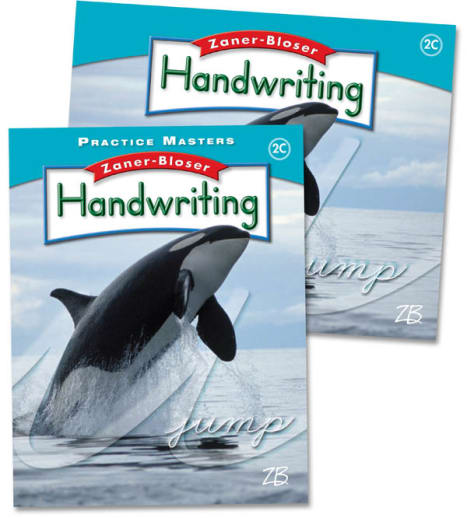 Zaner-Bloser Handwriting Grade 2C Home School Bundle - Student Edition/Practice Masters (2012 edition)