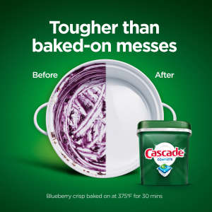 Procter & Gamble, Cascade ActionPacs Dishwasher Detergent,  22.5 oz Tub, 43/Tub