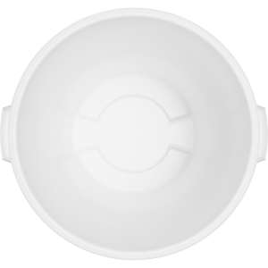 Carlisle, Bronco, 32 gal, Polyethylene, White, Round, Receptacle