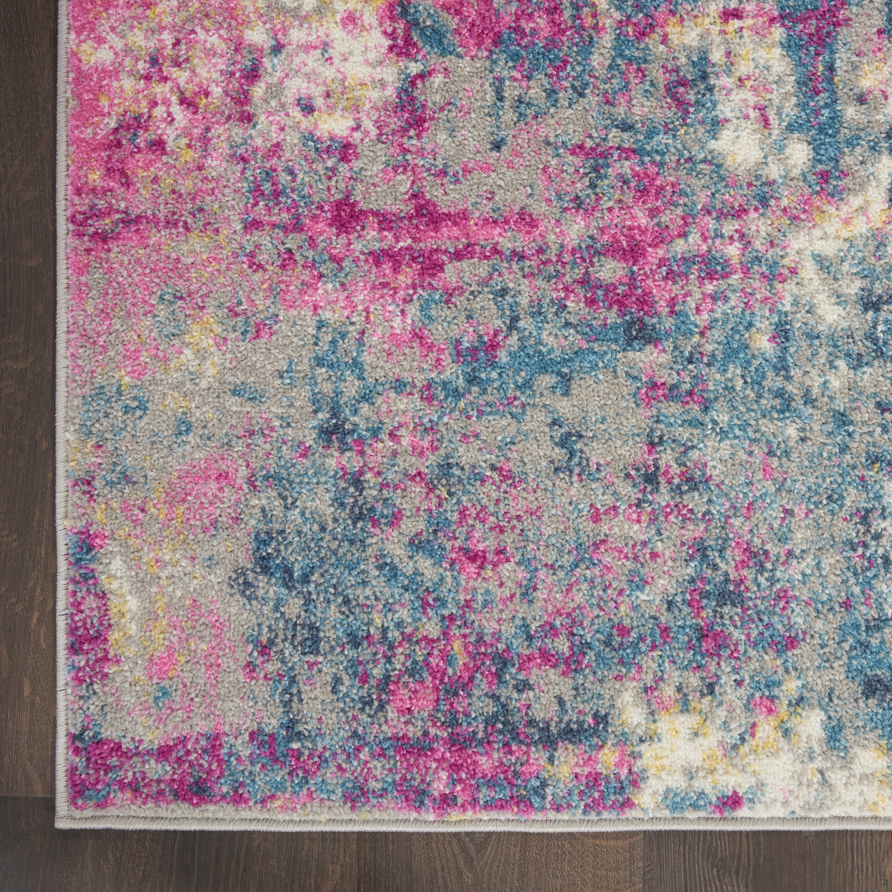 Nourison Passion 1'10" x 6' Ivory Multicolor Modern Indoor Rug