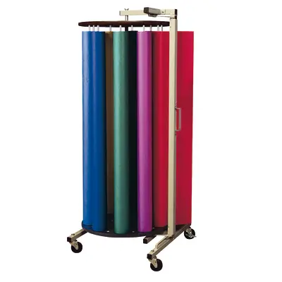 Pacon  Rotary Rack, Gray with Art Kraft Rolls,  58