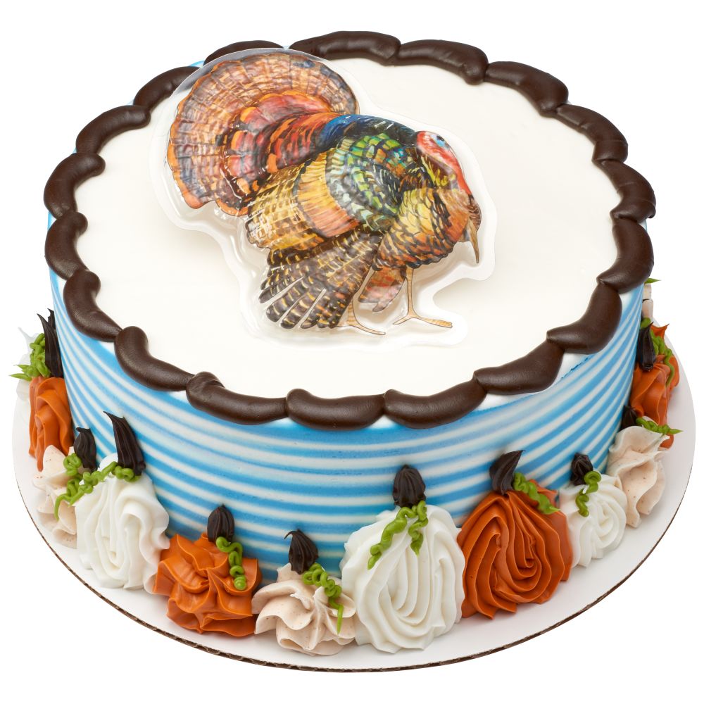 Image Cake Festive Autumn Turkey