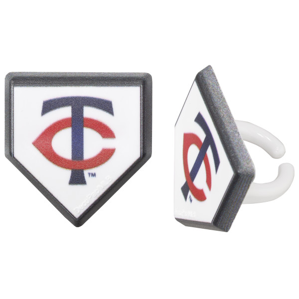 MLB® Home Plate Team Logo Cupcake Rings