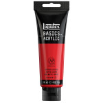 Liquitex BASICS Acrylic Paint 118 mL Tube Naphthol Crimson