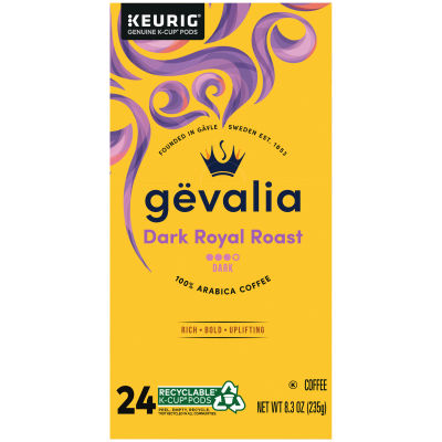 Gevalia Dark Royal Roast K-Cup Coffee Pods, 24 ct Box