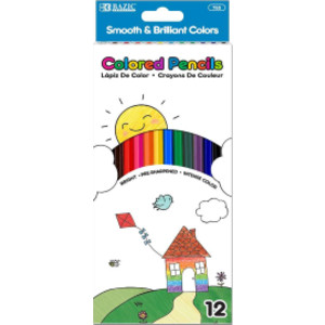 Colored Pencils, Pack of 12