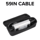 Lumos Slim Solo Banner Stand - 40"w x 81"h - 100 Watt Power Kit with 59"l Power Cable
