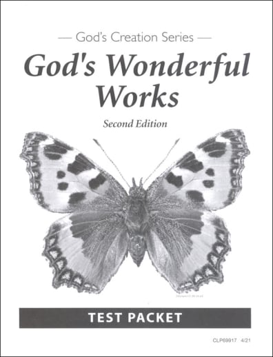 God's Wonderful Works Test Packet 2nd Edition