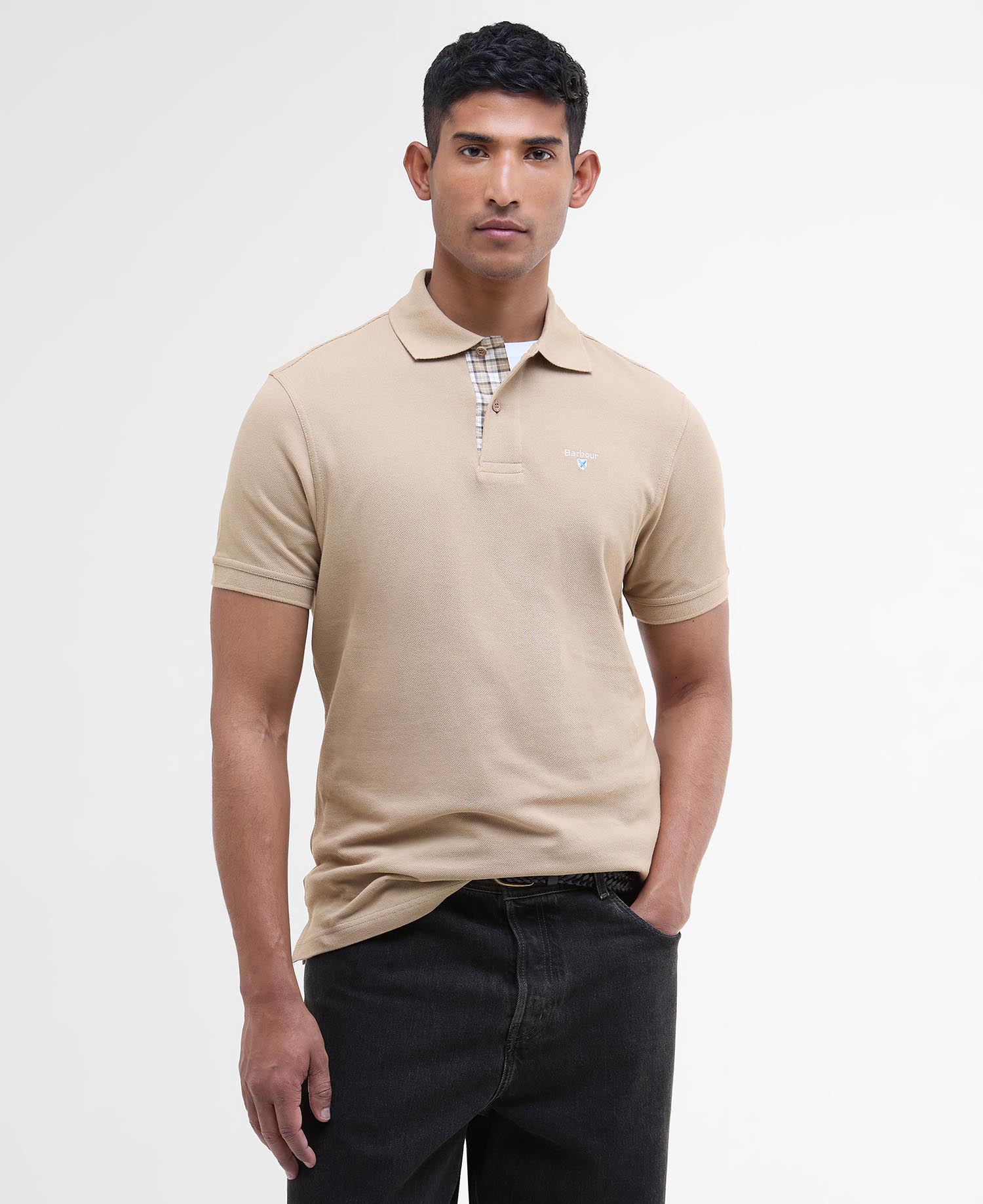Tartan Pique Polo Shirt image number 0