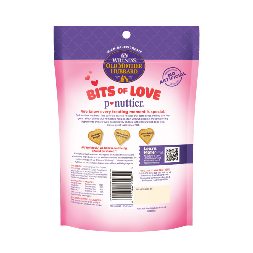Old Mother Hubbard Seasonal Bits of Love back packaging