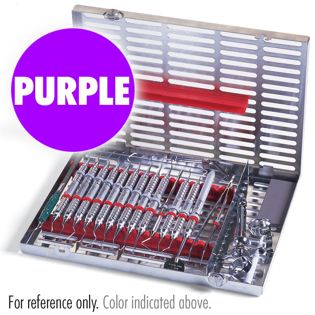 Signature Series® Instrument Cassette (Holds 16 Instruments Purple