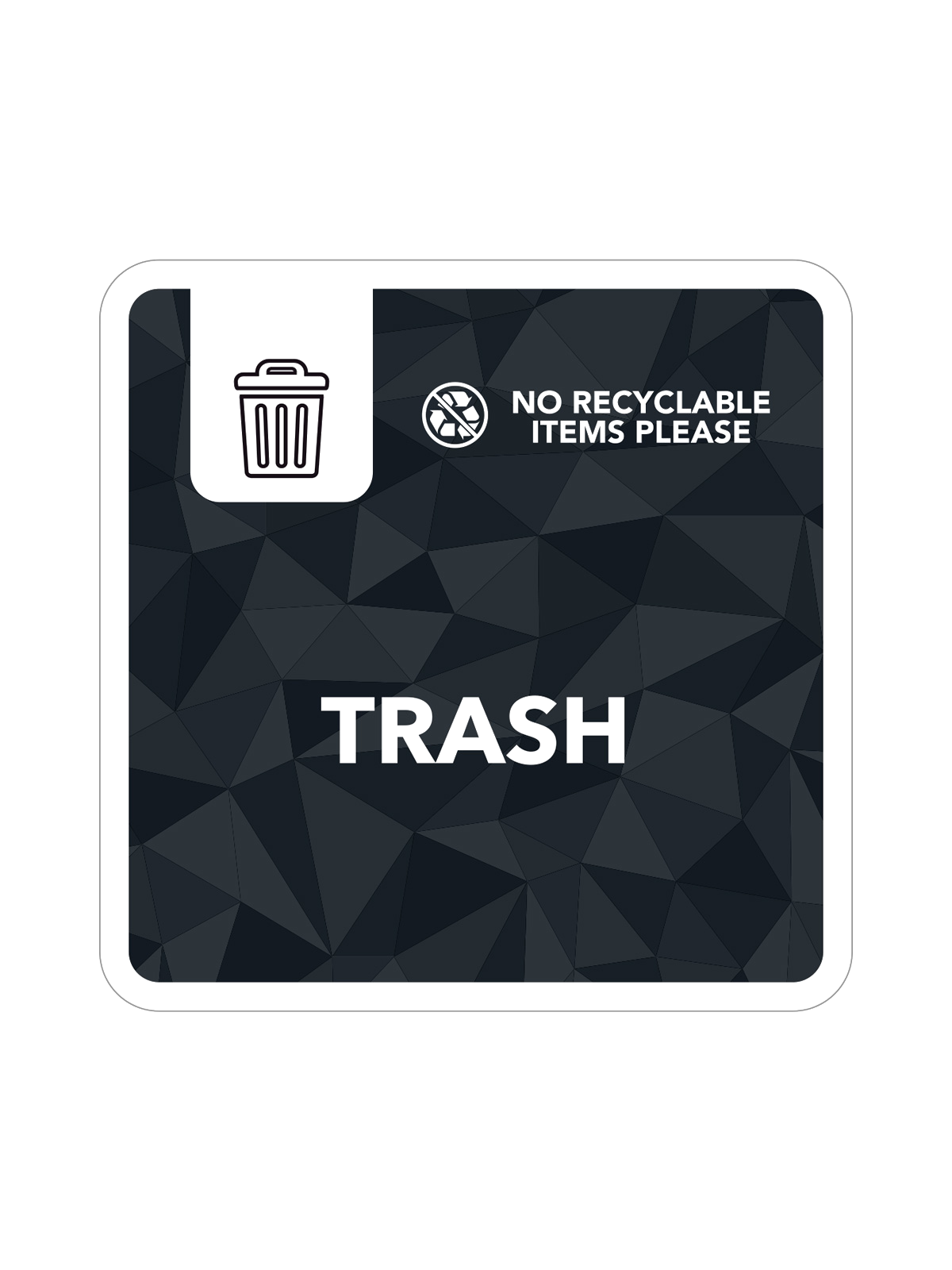 MOSAIC – Label – Trash – Black