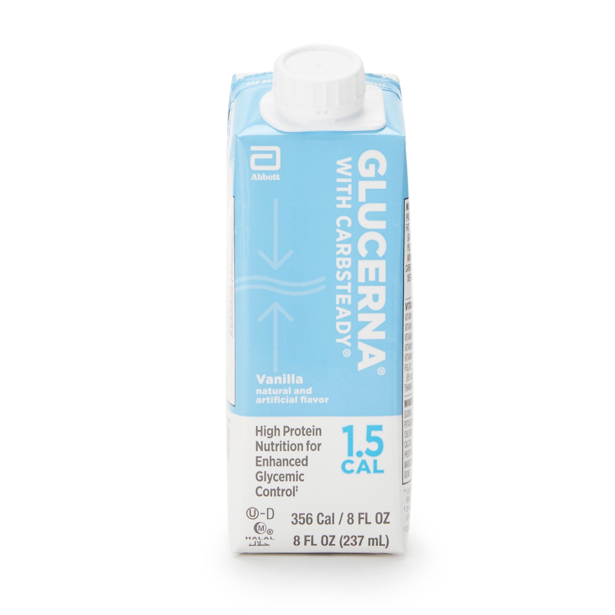 Glucerna® 1.5 Cal Vanilla High Protein Nutrition for Enhanced Glycemic Control
