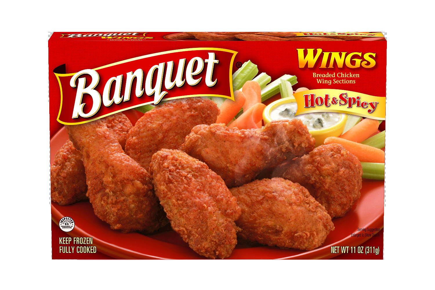 BANQUET Hot and Spicy Wings Conagra Foodservice