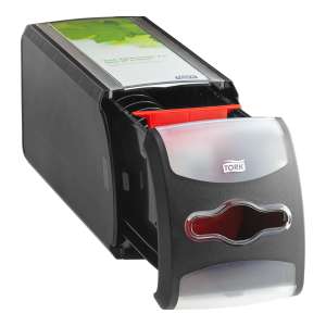 Tork, N14 Xpressnap Fit Countertop,  Napkin Dispenser, Black