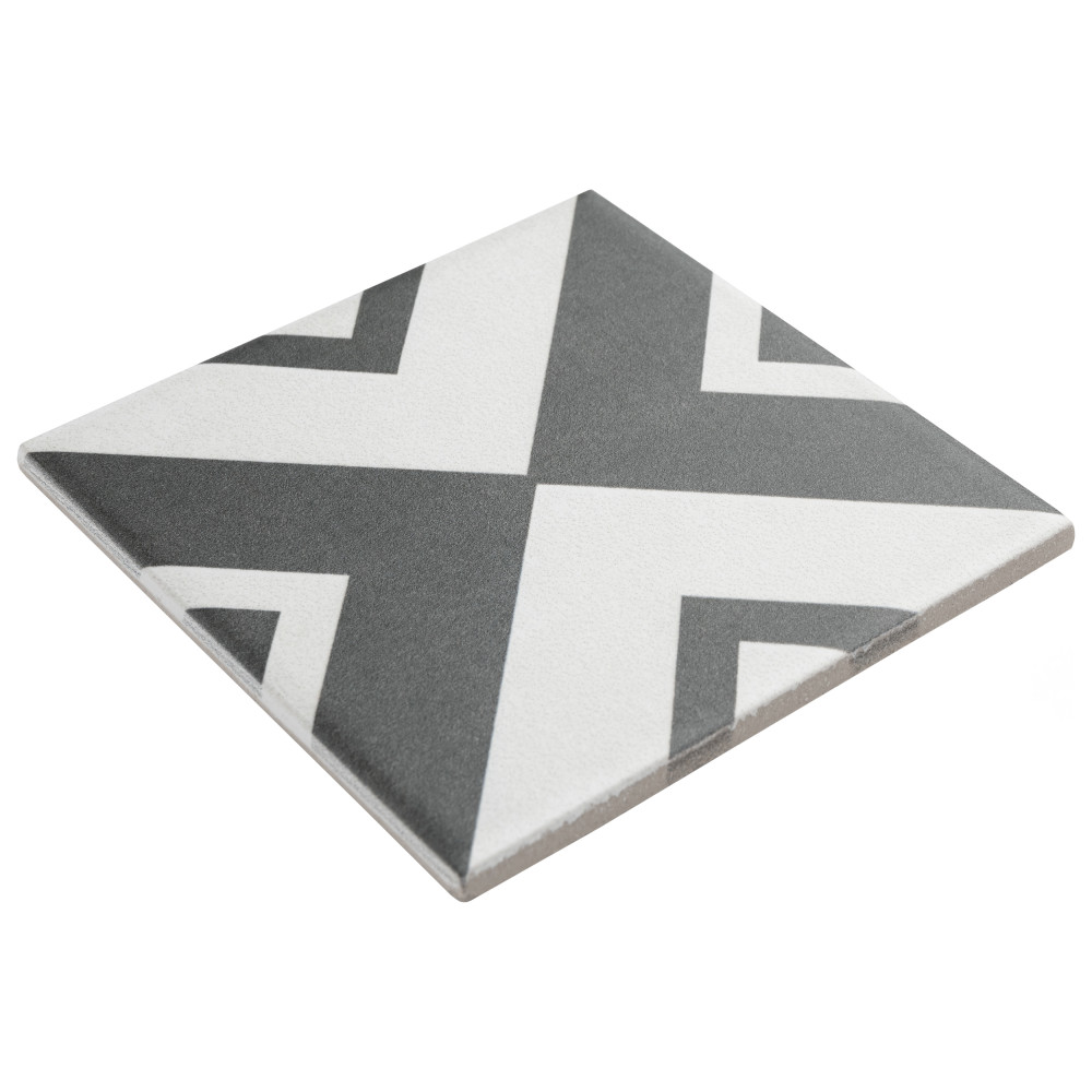 Twenties Mini Vertex 3-7/8 in. x 3-7/8 in. Ceramic Floor and Wall Tile