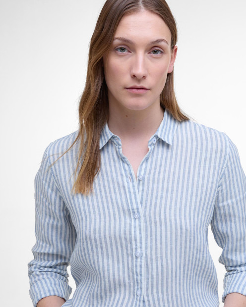 Camicia a maniche lunghe Marine dalla vestibilità comoda 