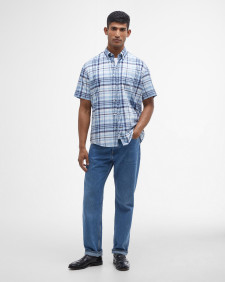Hartley Regular Short-Sleeved Shirt Sky