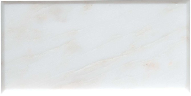 Pietra Bello Bianco Bello 3×6 Beveled Field Tile Honed