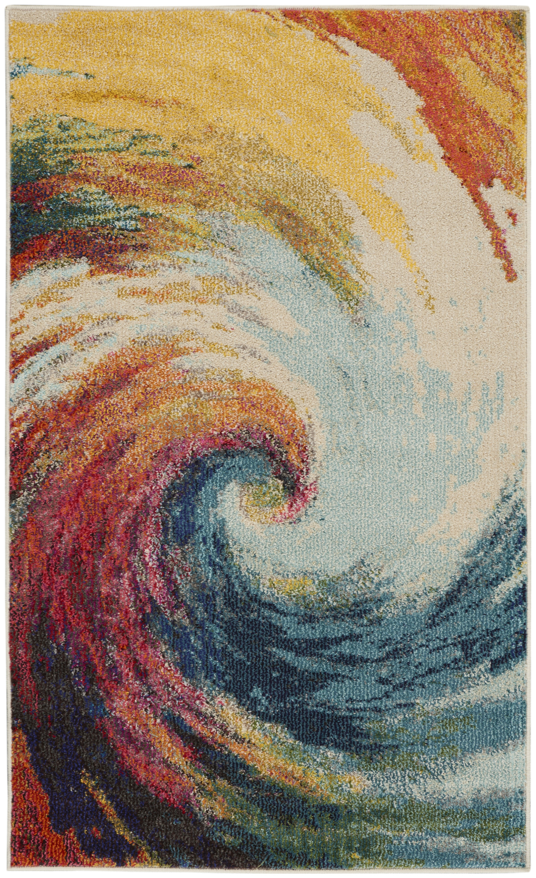 Nourison Celestial 3' x 5' Wave Modern Indoor Rug