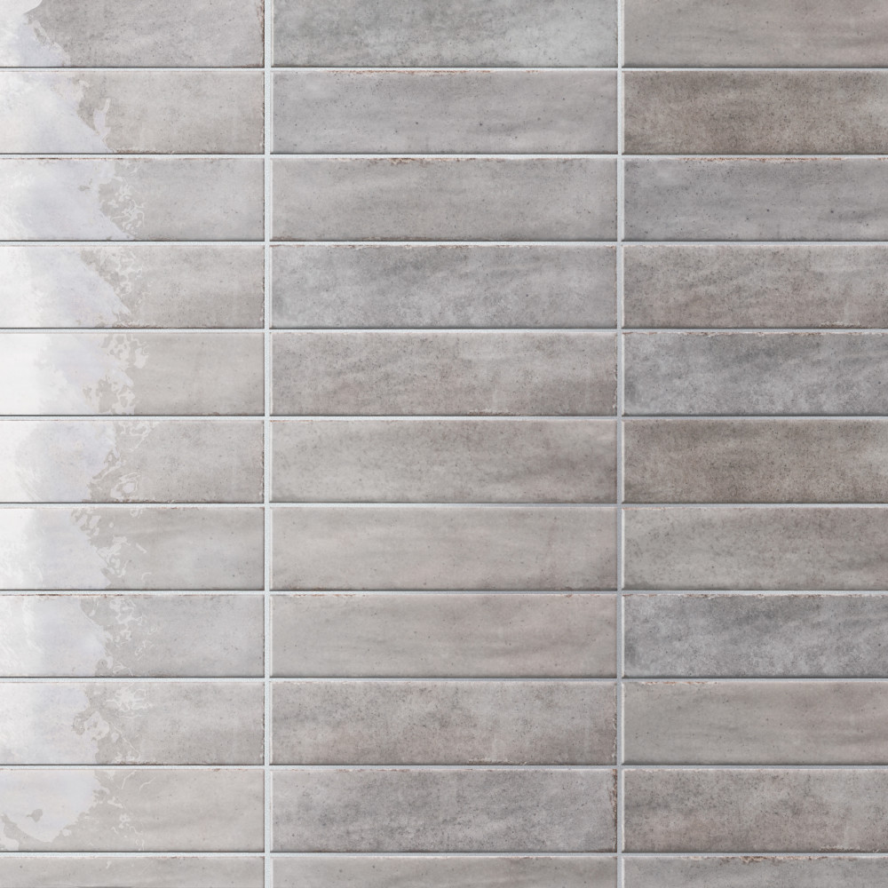 Tribeca Studio Grey Whisper 2-3/8 in. x 9-5/8 in. Porcelain Wall Tile