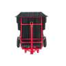 Rubbermaid Commercial, BRUTE, Rotomolded Towable Tilt Truck, Heavy Duty, 1 1/2 Cubic Yard, Black