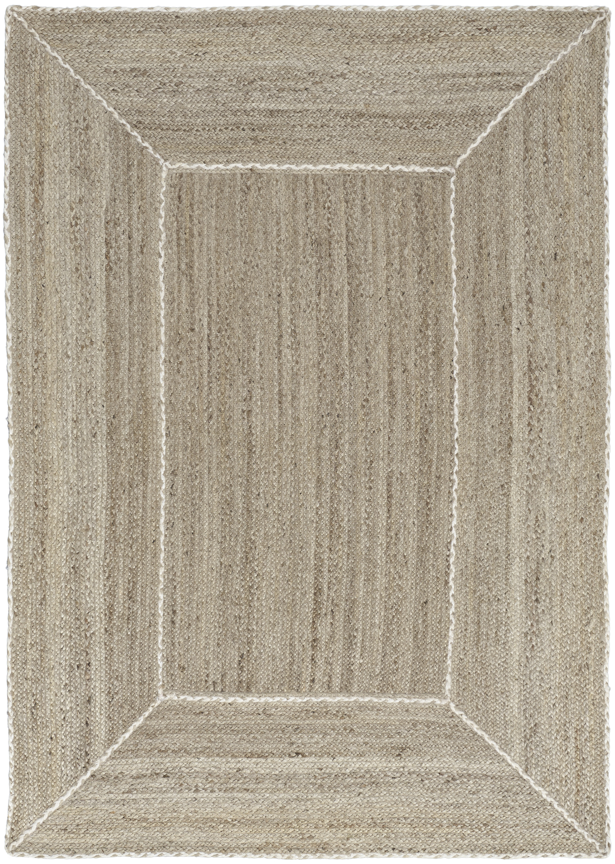 Nourison Terrazzo Jute 5' x 7' Natural Grey Farmhouse Indoor Rug