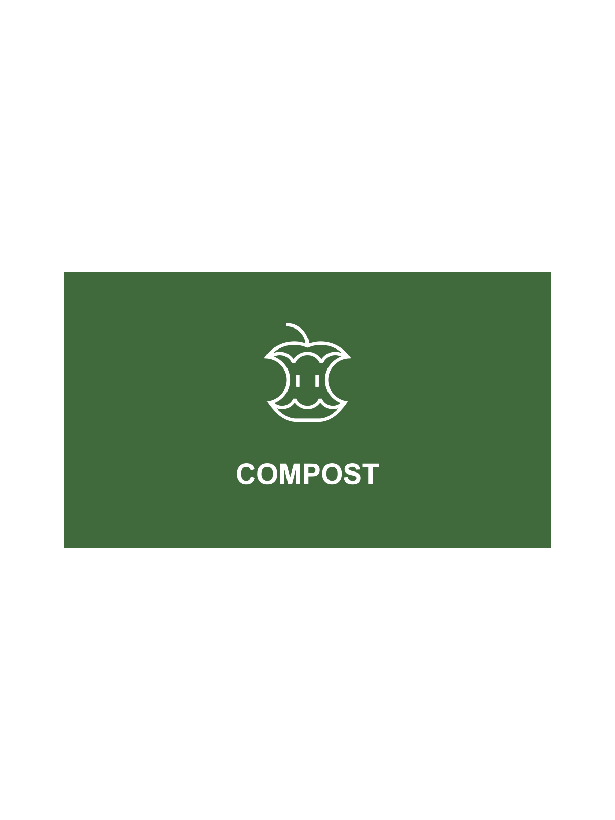 SPECTRUM – Ellipse Double Sign – Compost – Green-White