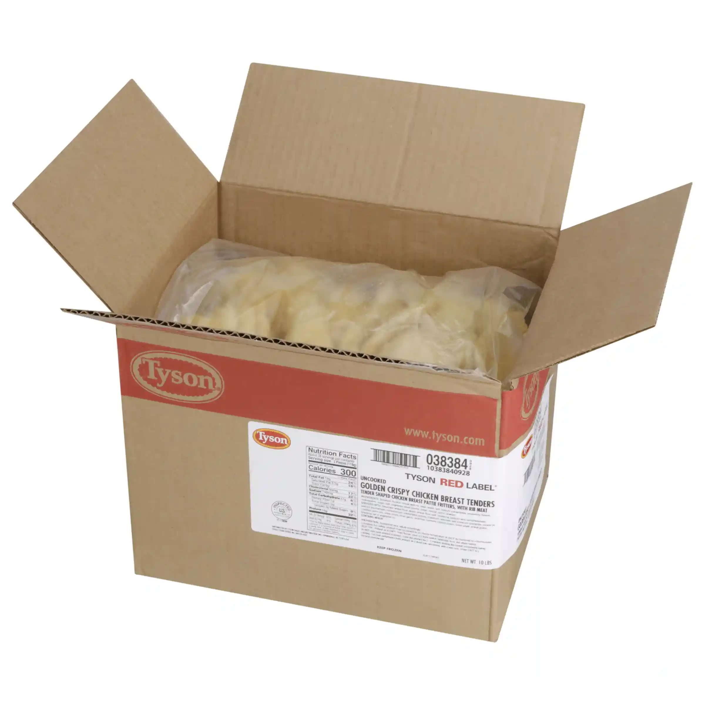 Tyson Red Label® Uncooked Golden Crispy Formed Chicken Tender Fritters_image_5