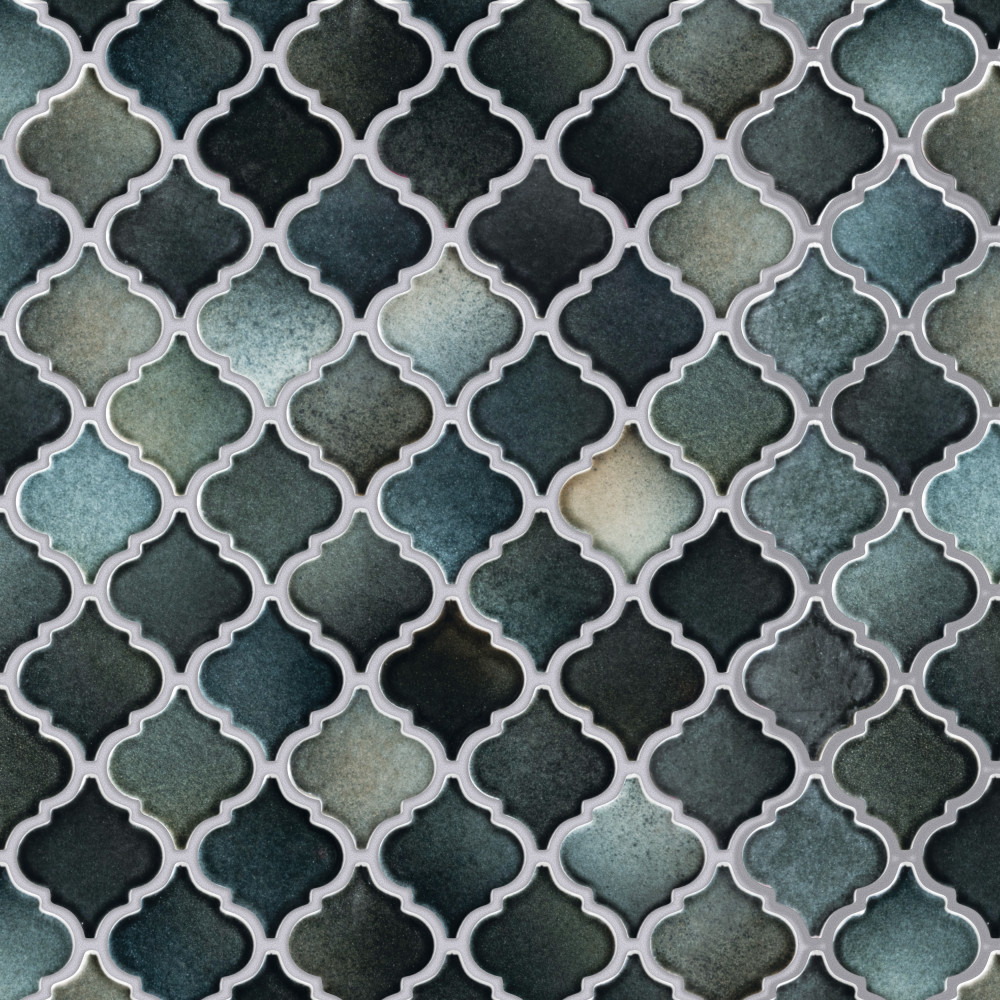 Sample – Hudson Tangier Stormy Night Porcelain Mosaic Tile