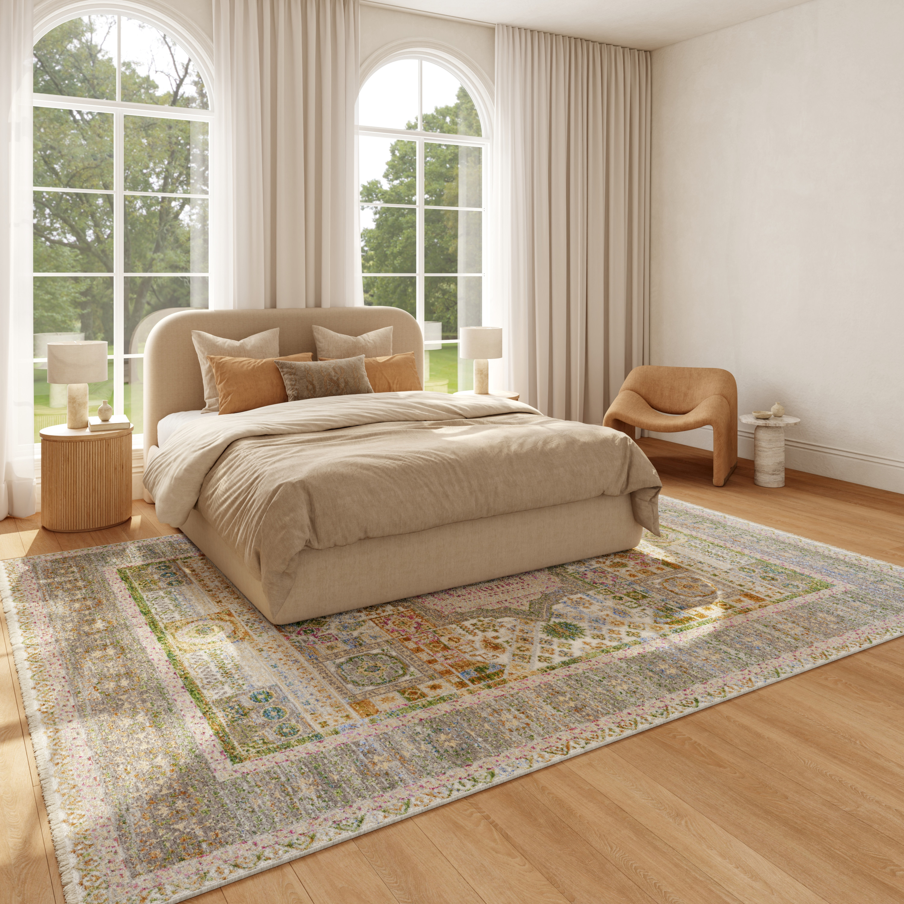 Nourison Vintage Harmony 9'10" x 13'1" Multicolor Bohemian Indoor Rug