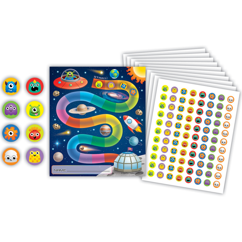 Out of this World Reward Trackers with Stickers