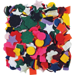 Felt Shapes, Pack of 500