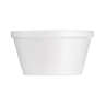 Dart, Foam Container, Extra Squat, 8 oz, White