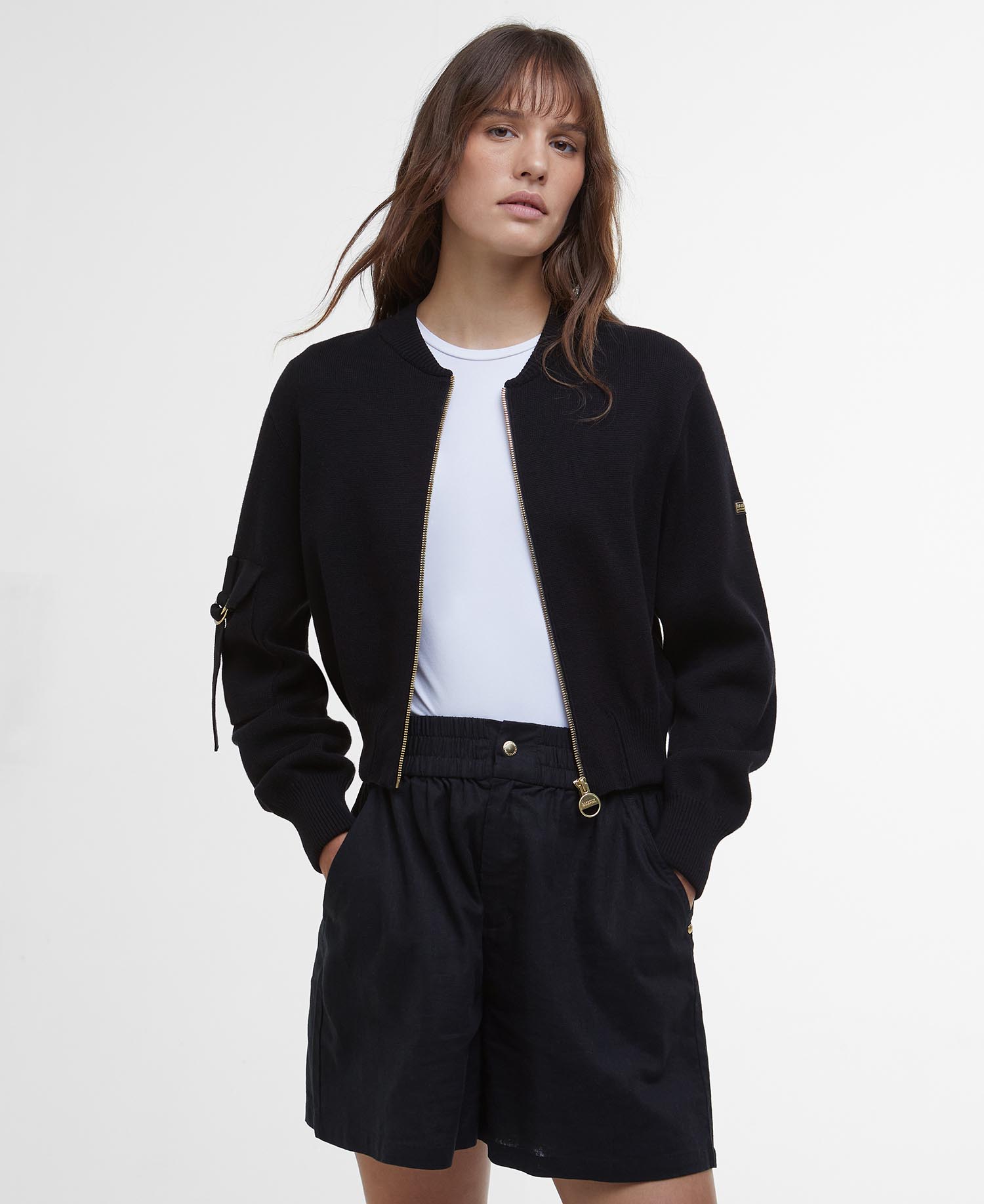 Priya Knitted Bomber Jacket image number 0
