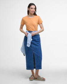 Saltford Logo T-Shirt Papaya