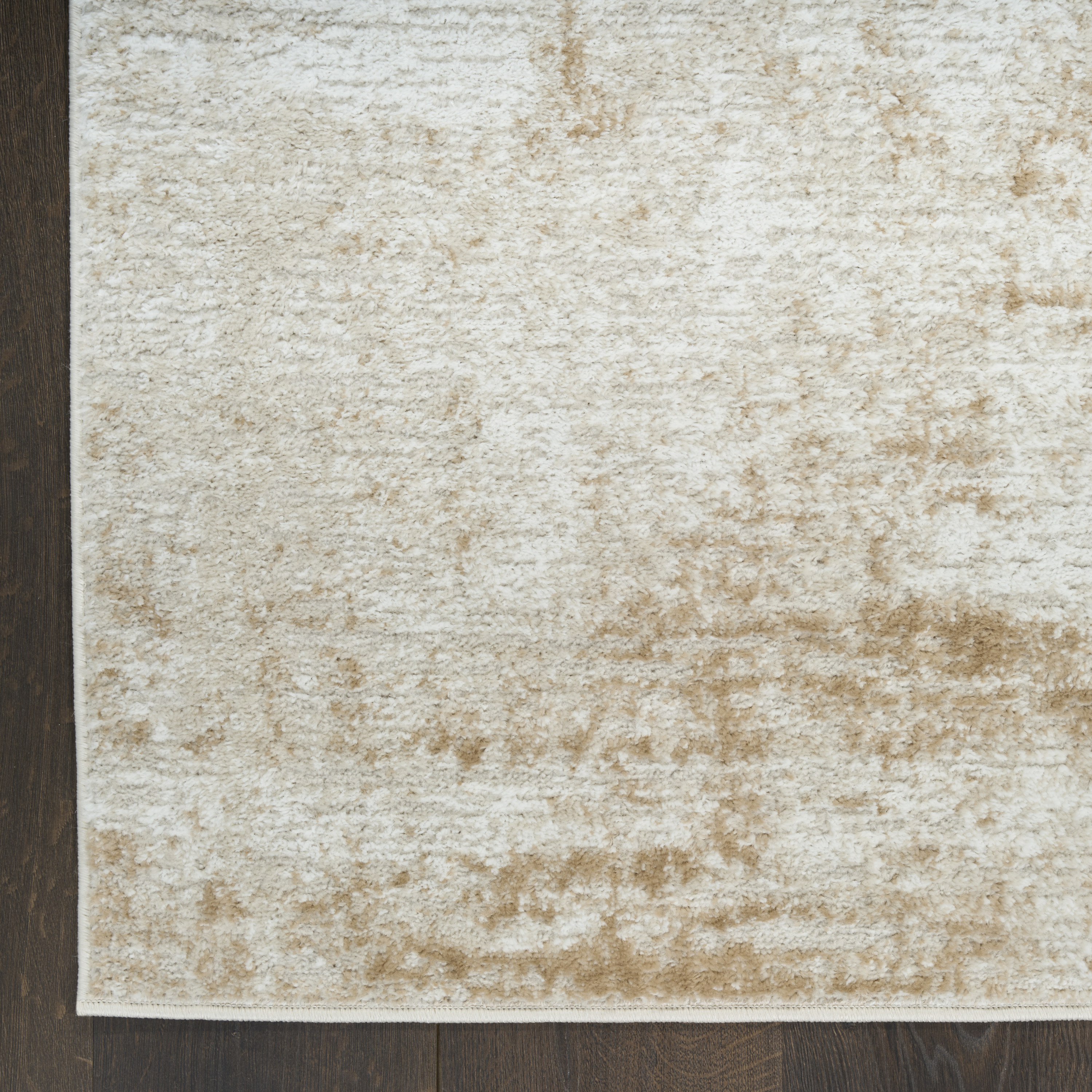 Nourison Dekor 2' x 4' Ivory Beige Modern Indoor Rug