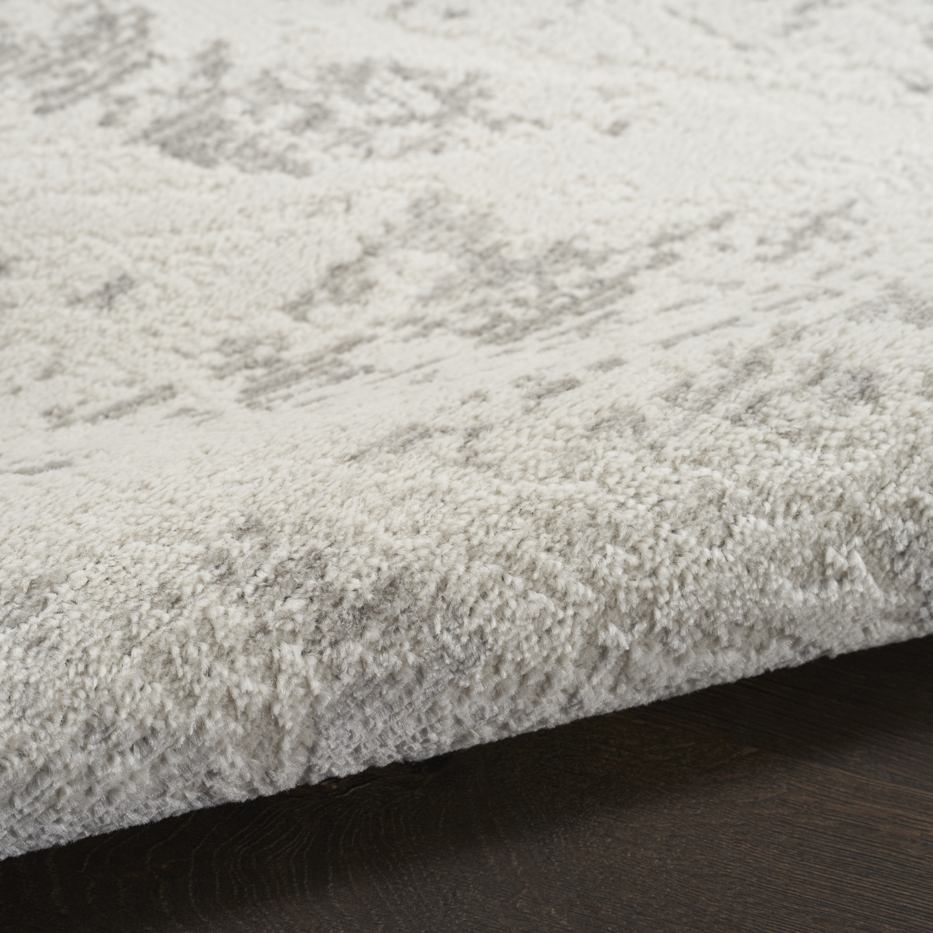 Calvin Klein CK029 Captivating 5'3" x 7'3" Cream Grey Modern Indoor Rug