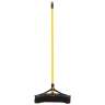 Rubbermaid Commercial, Maximizer, 18in, Medium Push to Center Push Broom, Polypropylene Bristles, Black