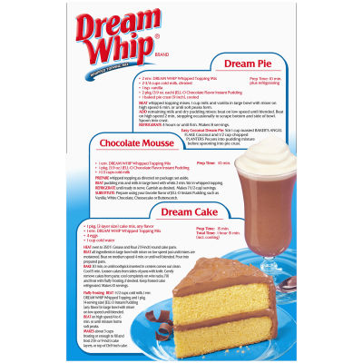 Dream Whip Whipped Topping Mix, 4 ct Packets