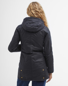 Bower Waxed Jacket Navy-Classic