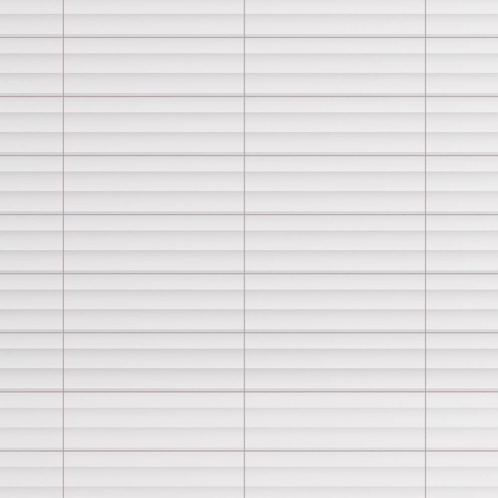 Crown Heights Maori Matte White 2-5/8 in. x 7-7/8 in. Ceramic Wall Tile