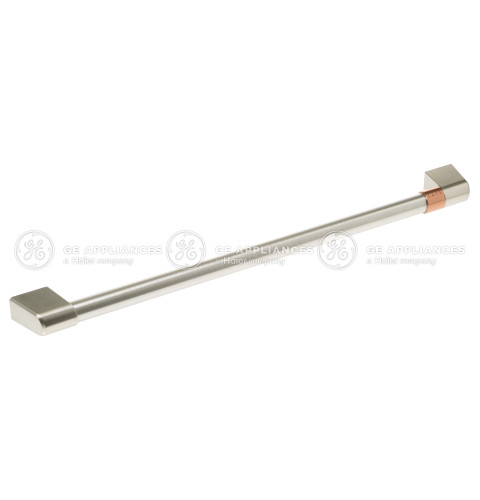 Brushed Stainless Steel Range Handle with Cafe Band