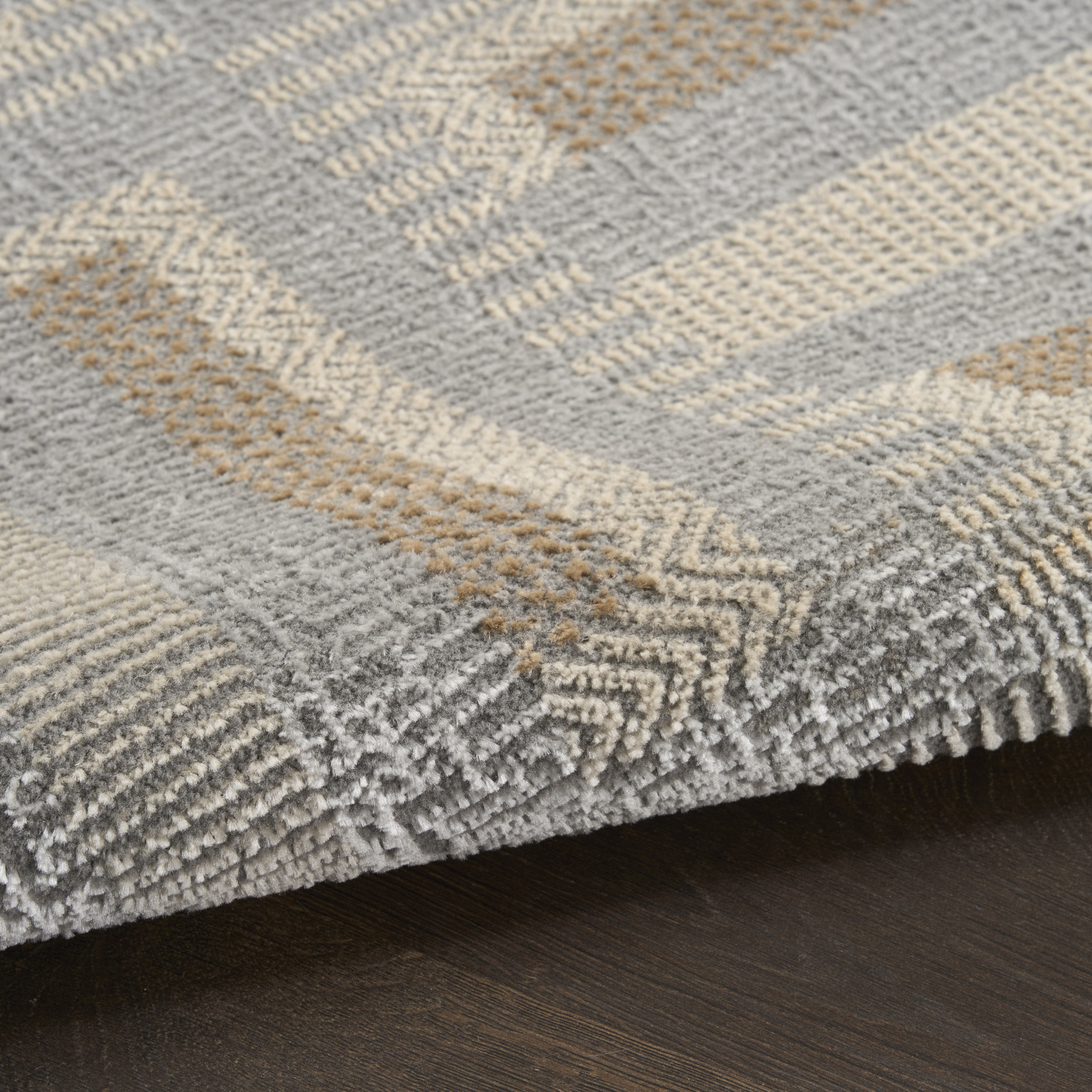 Nourison Nordic 8' x 10' Grey Multicolor Modern Indoor Rug