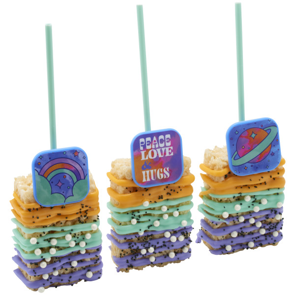Peace, Love & Hugs-Assortment Cupcake Rings