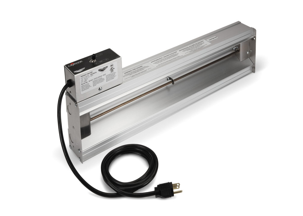 Vollrath 72693019 - Cayenne® Heat Strip, 60”, toggle switch controls, 6’ cord, NEMA 5-20P