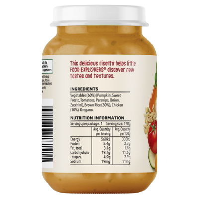  Heinz® Chicken & Vegetable Risotto 170g 8+ months 