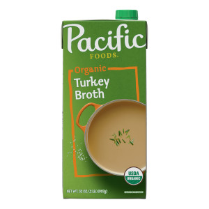 Pacific Foods® Organic Turkey Broth, 32 oz Carton (12 Pack)