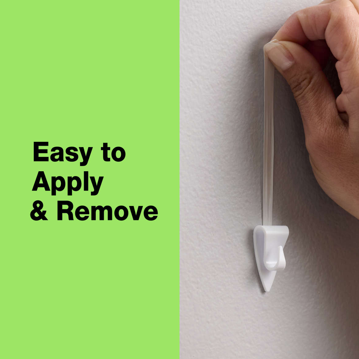 FrogTape reMOVEables™ White Mini Hook Application Image 3