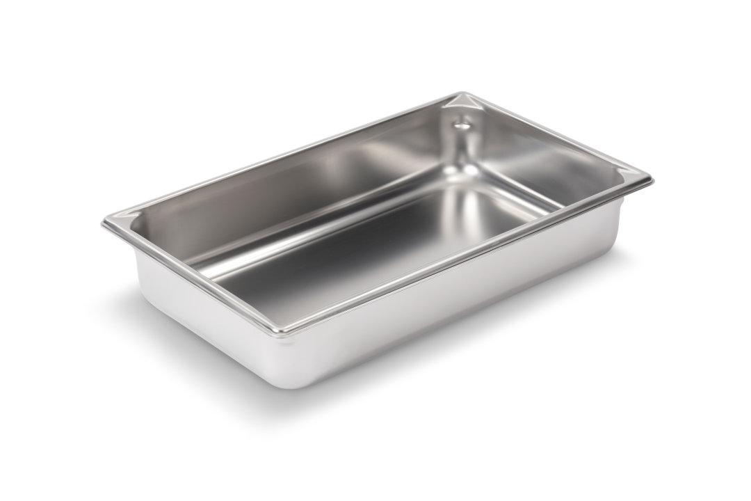 Full-size 4-inch-deep Super Pan V® stainless steel steam table pan